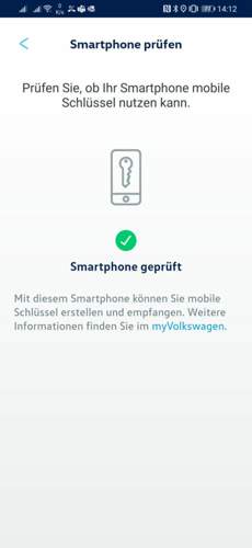Huawei P30 Pro Mobiler Schlüssel