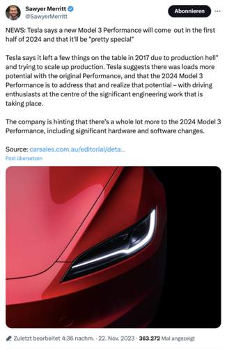Model 3 Highland Performance/Ludicrous 1