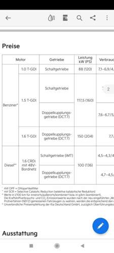 Preisliste