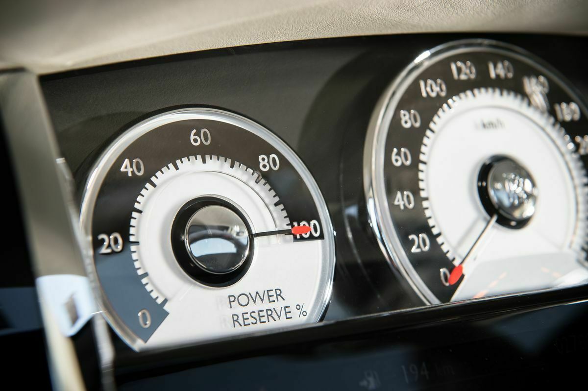 Rolls-Royce Wraith: Rundinstrumente