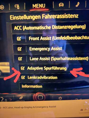 Adaptive-spurhaltung