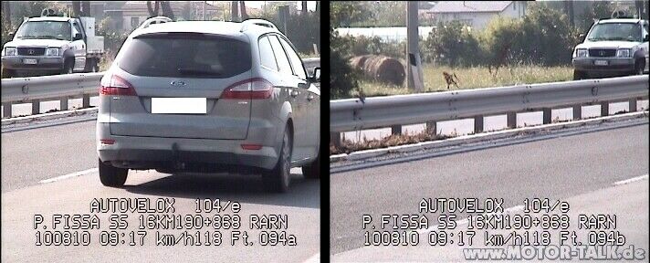 Mondeo im Urlaub