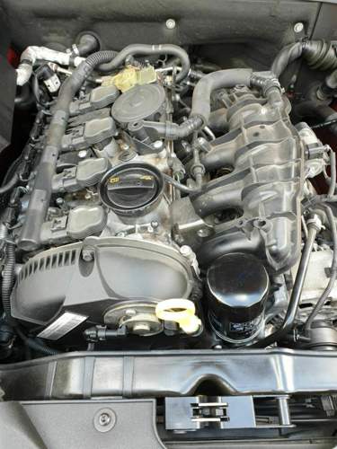 Motor mit Peilstab
