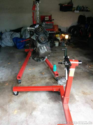 Neuer Motor hängt
