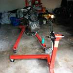 Neuer Motor hängt