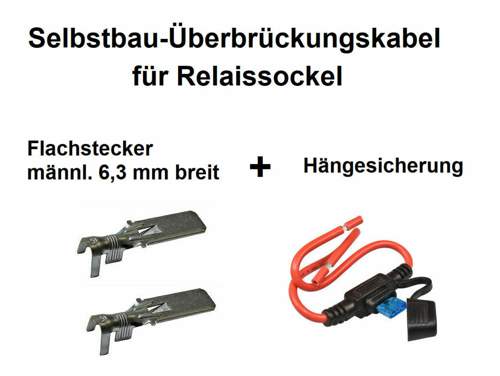 Ueberbrueckungskabel Benzinpumpenrelaiss