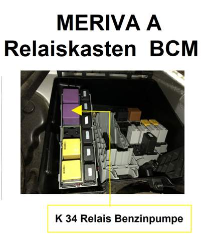 K 34 Benzinpumpenrelais