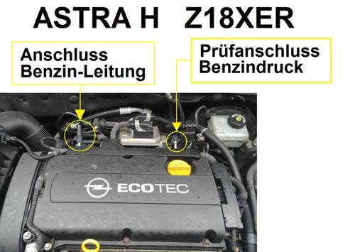 Z18XER Einspritzleiste