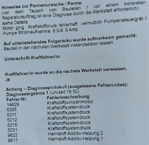 ADAC Diagnose