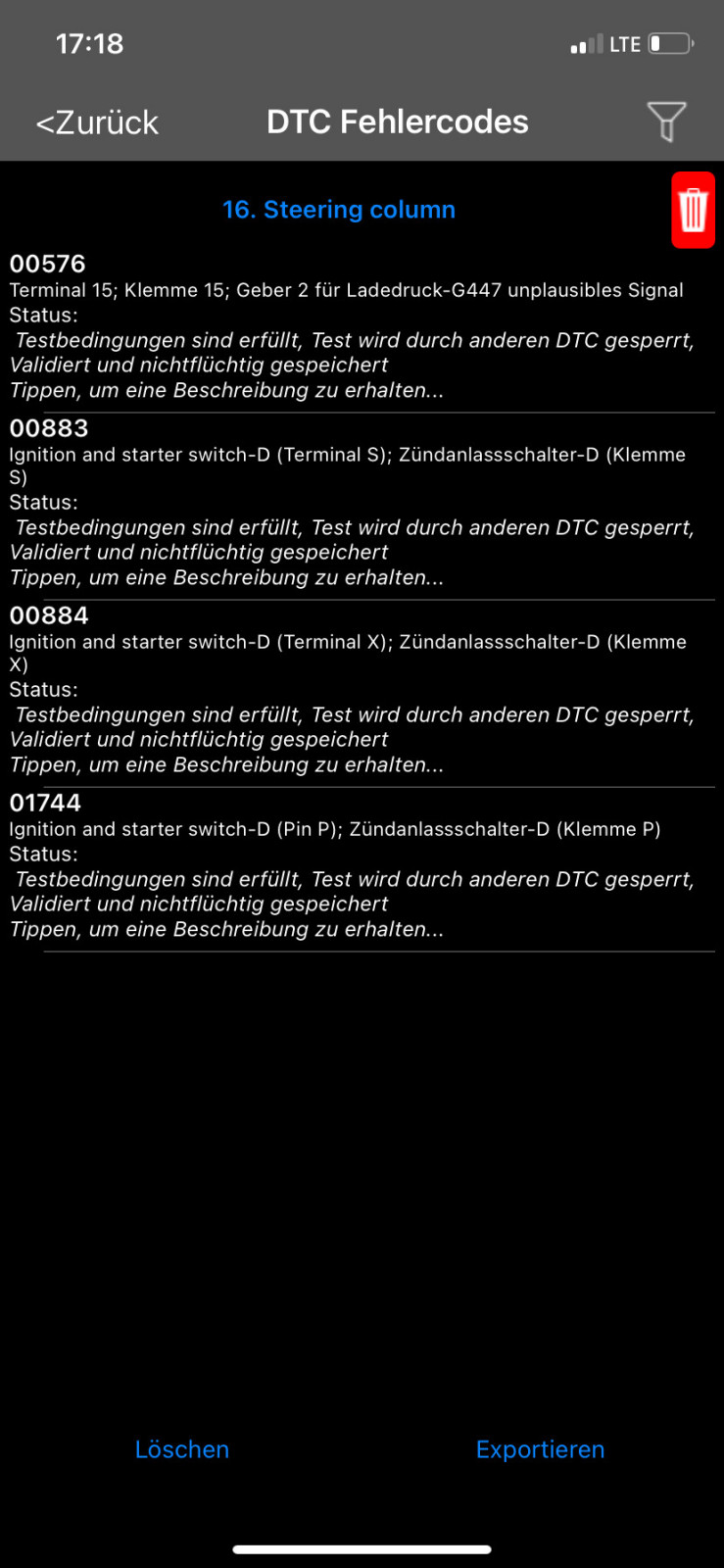 Motor geht während der Fahrt aus und springt nicht mehr an