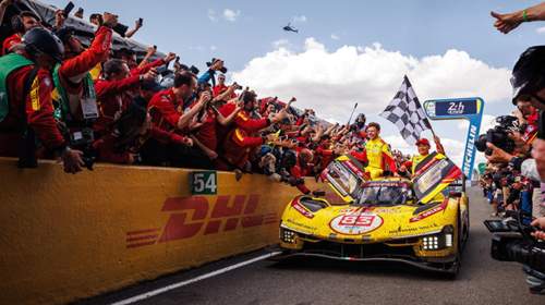 24h Le Mans Bildrechte bei Ferrari