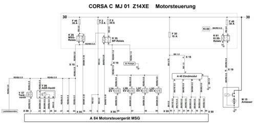 Motorsteuerung Z14XE