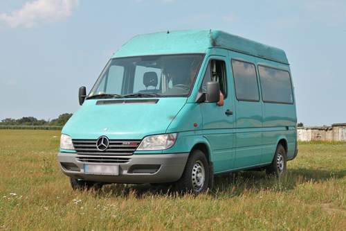 Mercedes Sprinter, umgerüstet