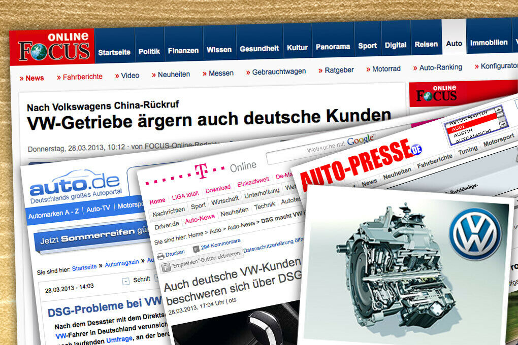 Die MOTOR-TALK-DSG-Umfrage in den Medien: Diverse Webseiten griffen die Antworten der Community auf