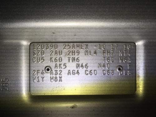 Code-plakette