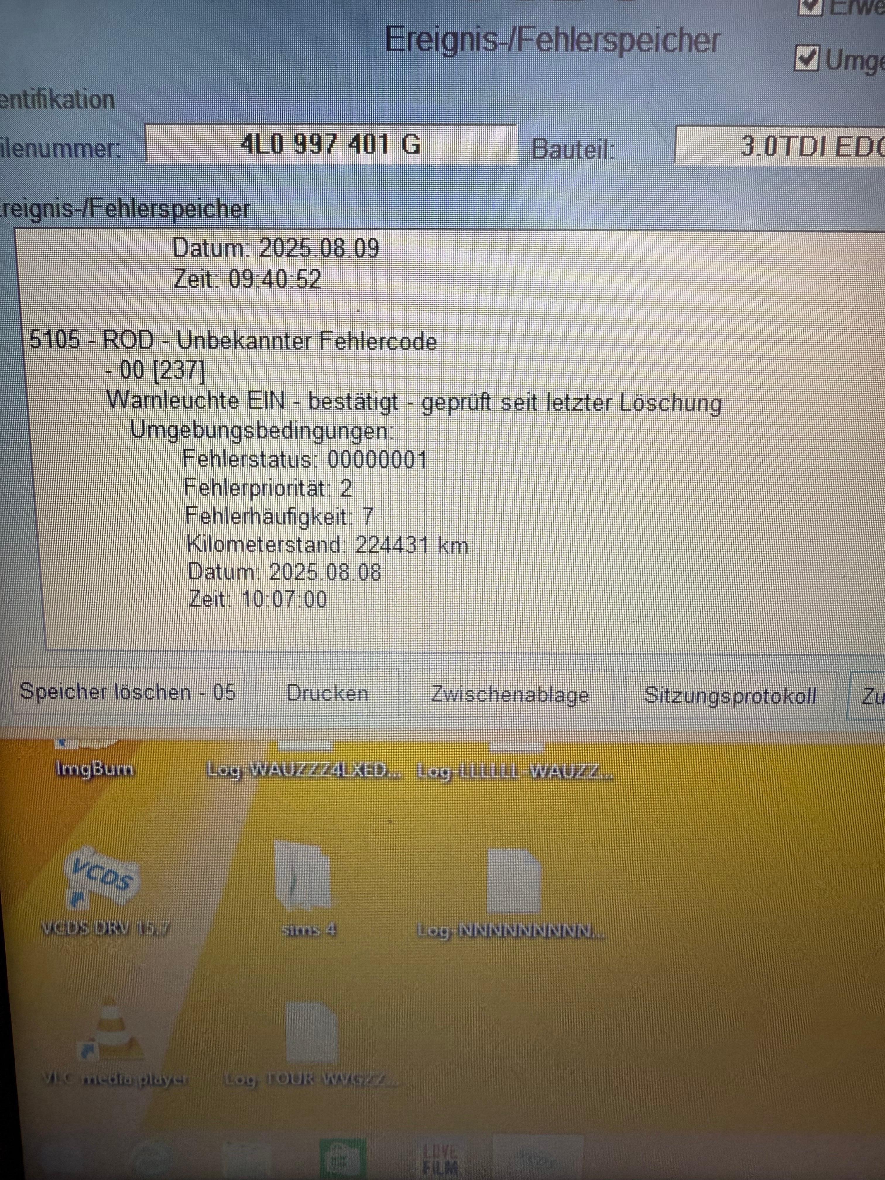 3.0TDI - MKL am Aufleuchten