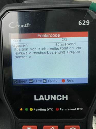 Fehlercode
