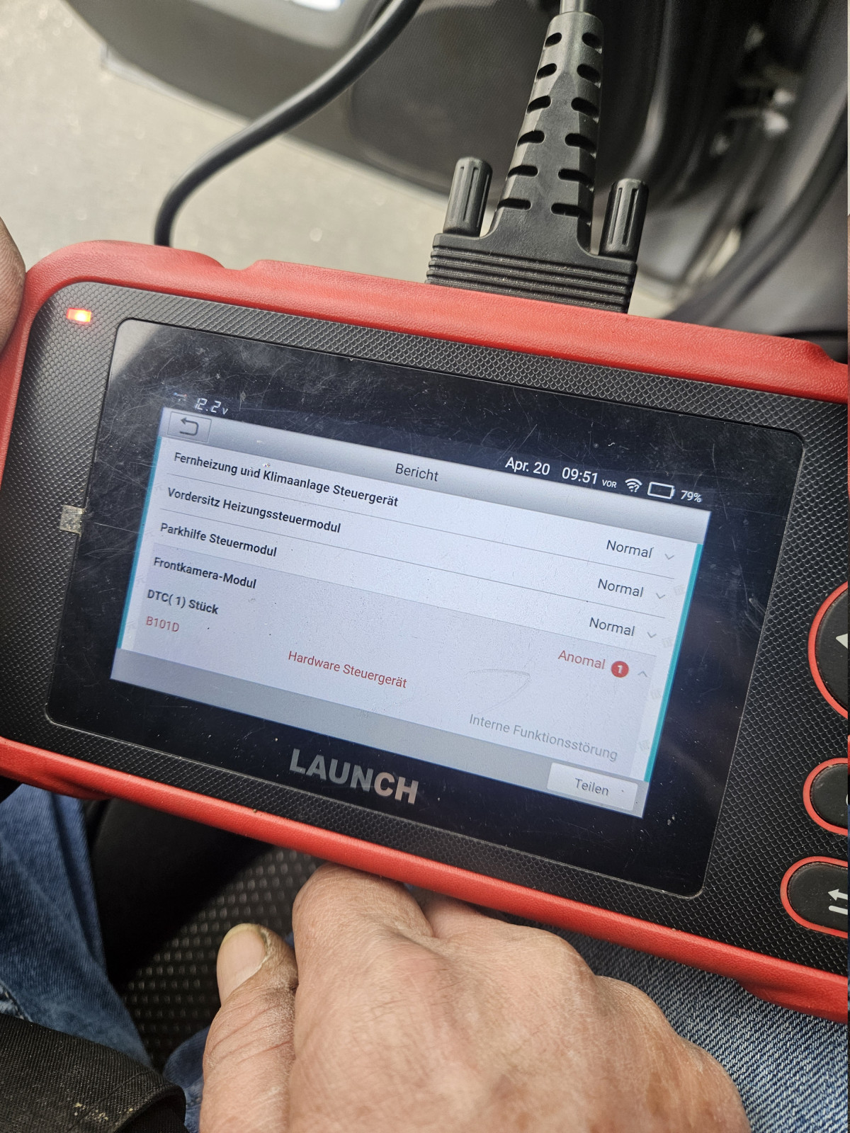 Motorleistung reduziert nach Abgas Reinigung Prozessabruch