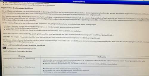 OPF Regeneration bei BMW