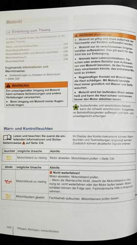 Handbuch-motoroel