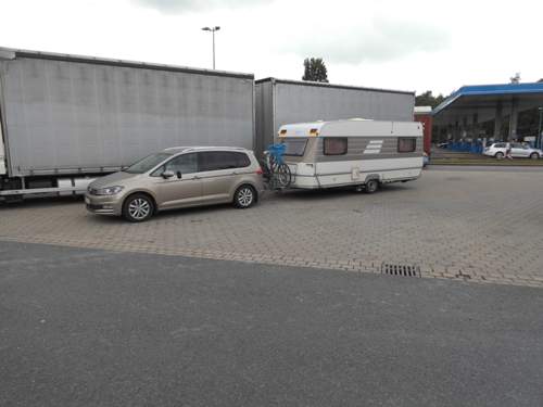 Auf dem Restplatz Allertal BAB 7
