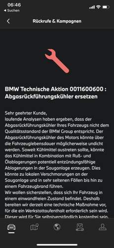 Rückruftext1 BMW App
