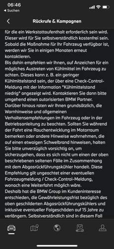 Rückruftext2 BMW App