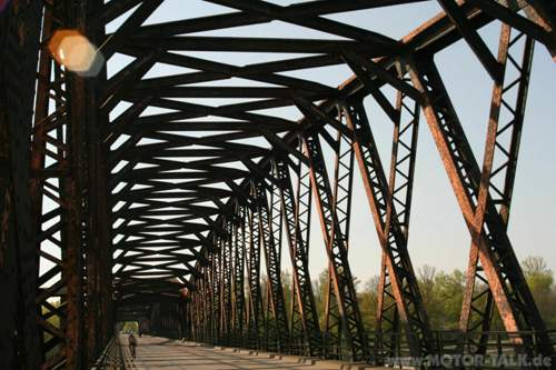Verrostete Brücke