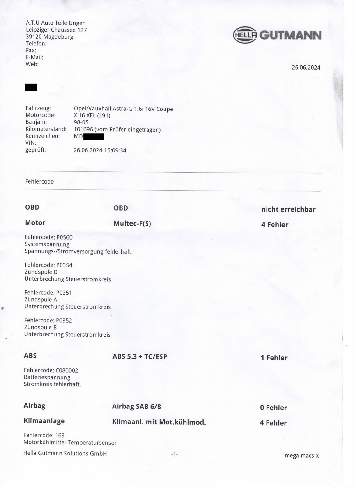 Motorsteuergerät Kaputt? oder eventuell etwas anderes?