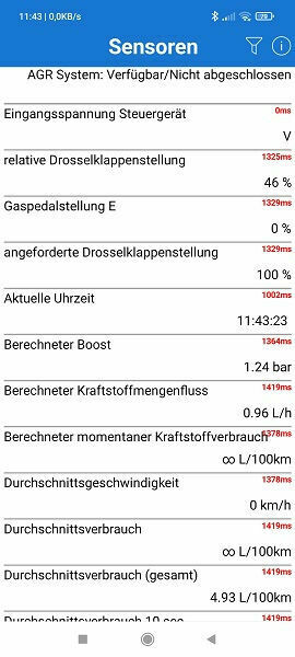Motorstörung mit Fehlercode 0069 und 0299