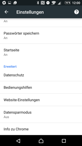 Einstellungen