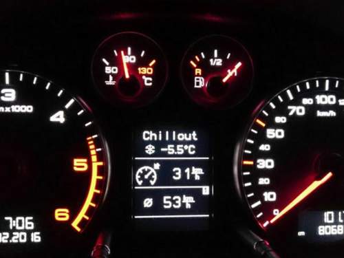 Defekter Thermostat im Winter in Stadt