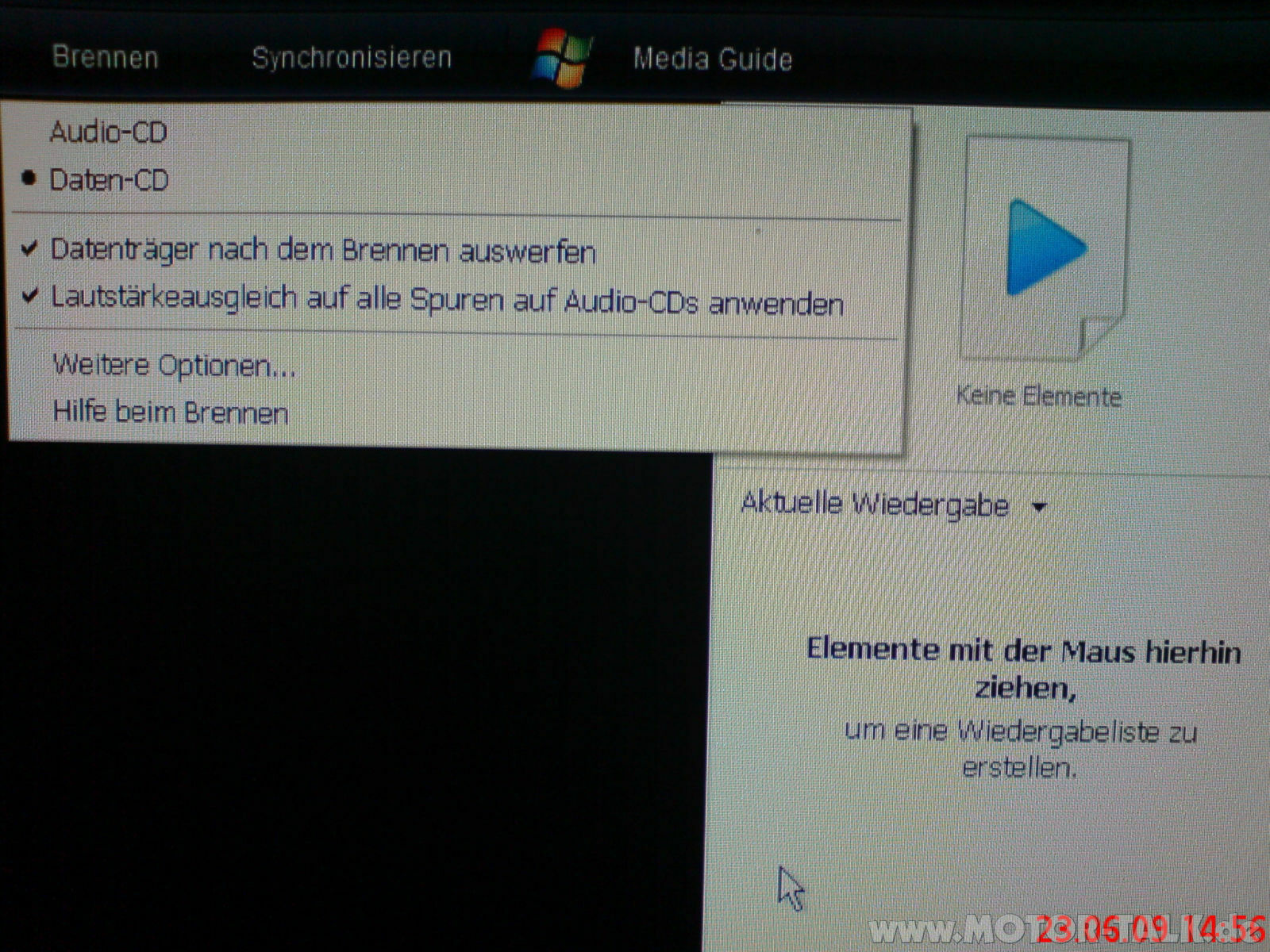 MP3 nur über DVD-Laufwerk?