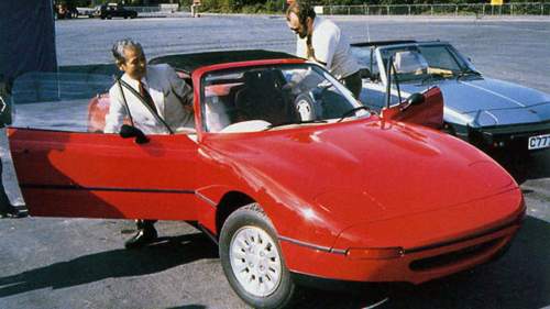 Schnappschuss von der Entwicklung des MX-5/Miata