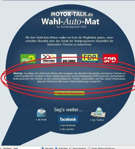 Wahl-auto-mat-start