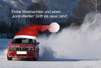 Weihnachts-bmw