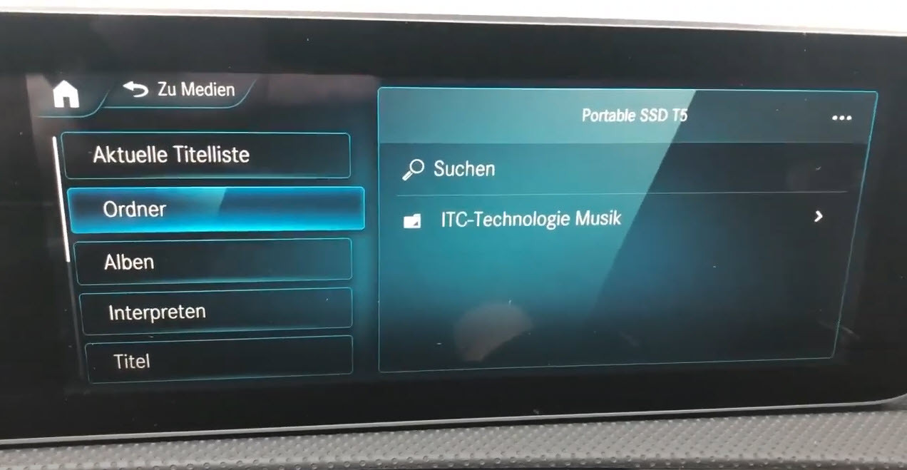 Musik Ordner wird nicht angezeigt