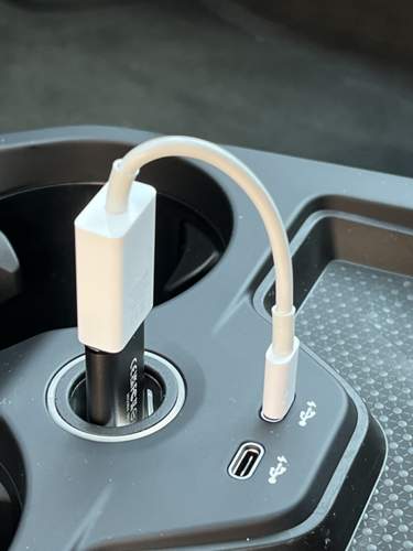 USB Stick im Anzünder