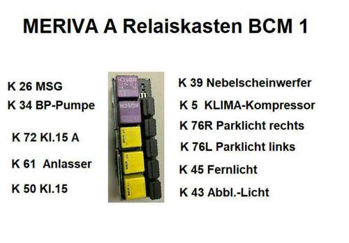 Relaiskasten BCM