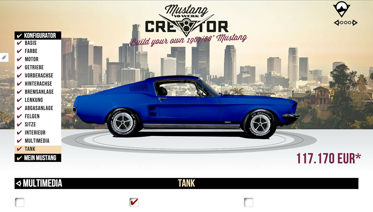 Am Ende würde unser 500 PS starker Mustang rund 117.000 Euro kosten