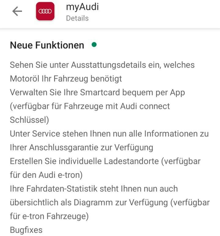 My Audi App