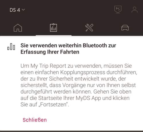 Screenshot DS App