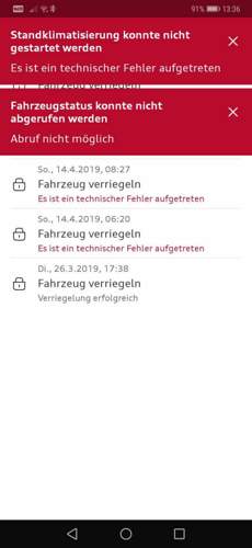 Fehlermeldung
