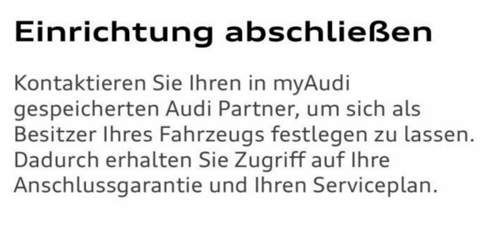"Einrichtung abschließen"