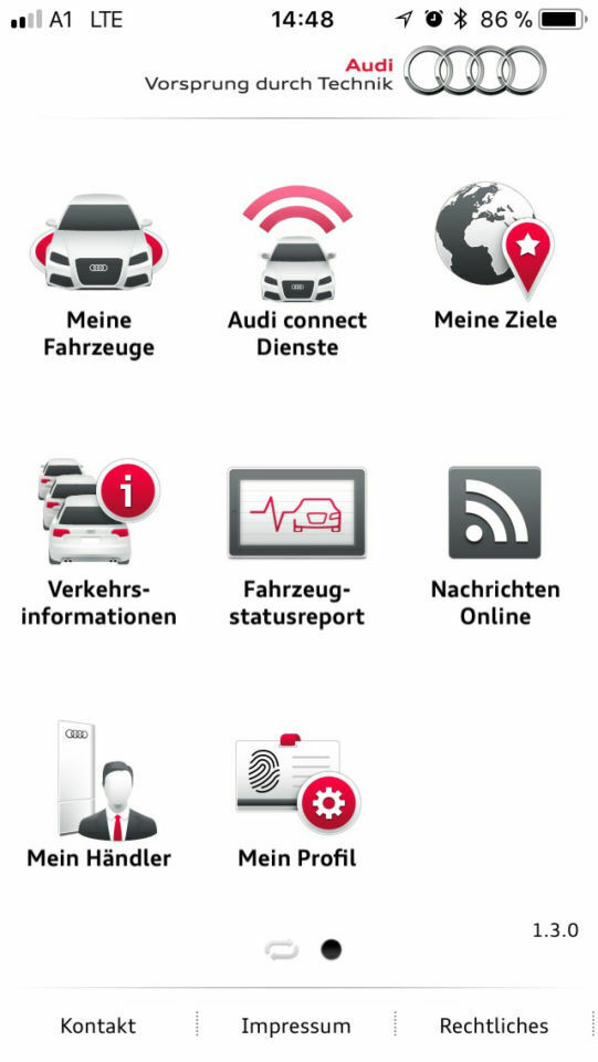 MyAudi Fahrzeug-Einstellungen/Probleme