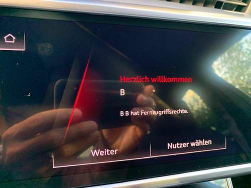Nutzer MMI im Auto