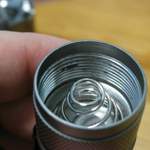 China-Taschenlampe Batteriekappe