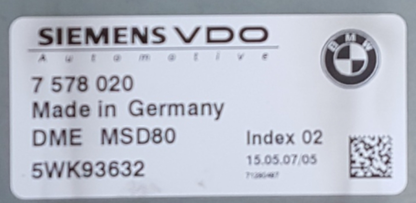 N53 / N54 MSD80 zu MSD81 Wechseln