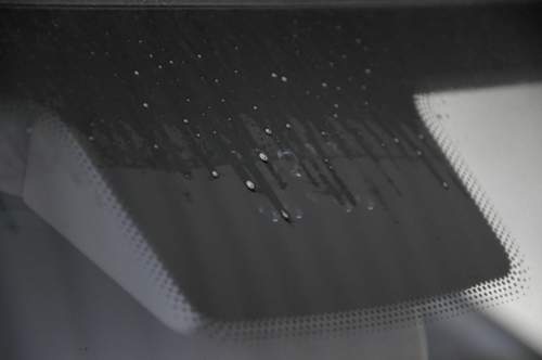 Blick auf den Regensensor