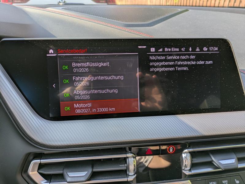 Nach Ölwechsel bei mac-oil - Fehlermeldung "Antrieb" und Service Sichtprüfung in 0 Km